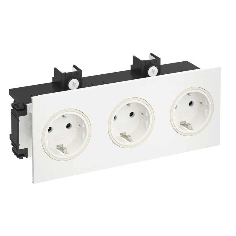 Rehau - Steckdose 3-fach BRK 3STD rws SIGNA IN rws