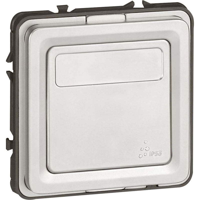 Legrand - Taster Wechsel Legrand 077843 1-p IP55 IK10 grau