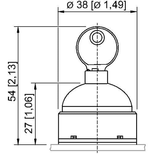 Stahl - Wahlschalter, Komplettgerät Ex-Schlüsselschalter 8003/111 #127240  − 1 Stück
