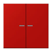 Jung - Abdeckung/Bedienelement für Installationsschalterprogramme Wippe mit Lichtleiter LC 102 KO5 227 rouge vermillon 31
