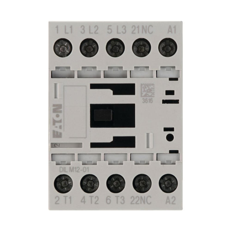 Eaton - Leistungsschütz zum Schalten von Wechselstrom Leistungsschütz DILM12-01(24V50/60HZ 1Ö 5,5KW/400V,AC