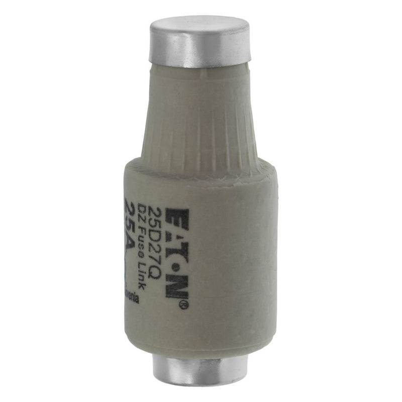 Eaton - D-Sicherungseinsatz Sicherungseinsatz Nieders. FUSE 25A D#25D27Q 25A AC 500V 50kA − 5 Stück