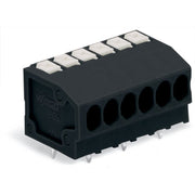 WAGO - Leiterplattenklemme THR-Leiterplattenklemme 805-303/200-604 Drücker,1,5mm²,sw − 105 Stück