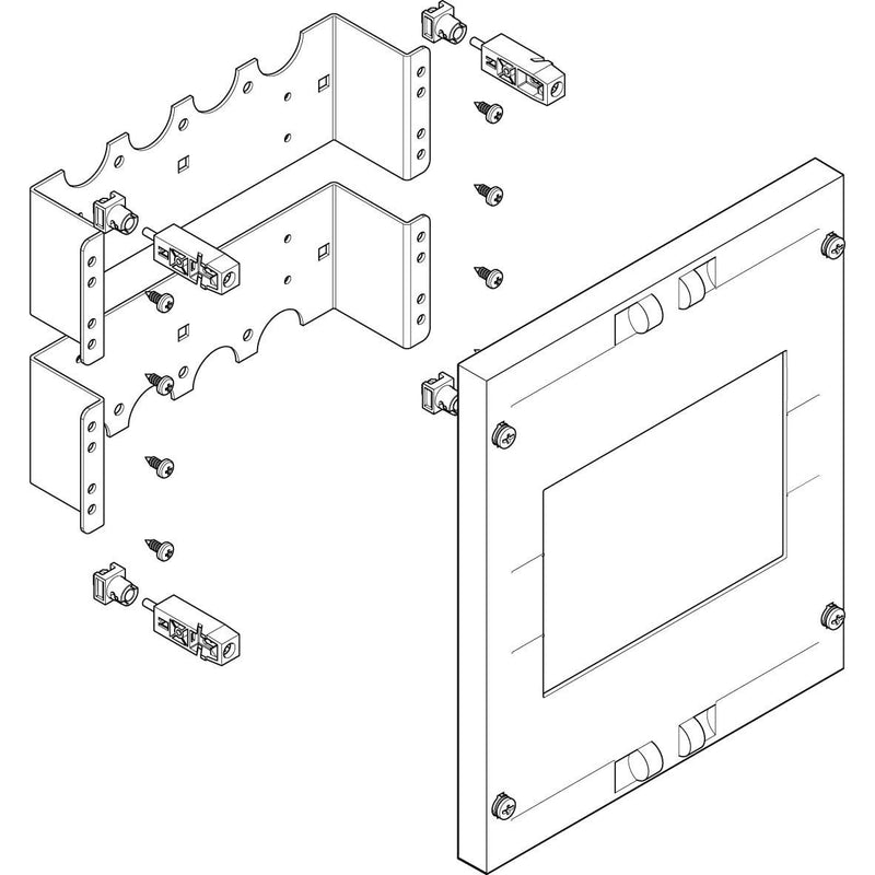 ABN - Verteilerfeld für Installationsverteiler ESPRO-Modul MF12150 flach BxH:250x300mm
