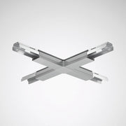 Trilux - Tragschiene für Lichtbandsystem X-Lichtbandverbinder 07650 X-Connector 03 silbergrau − 1 Stück