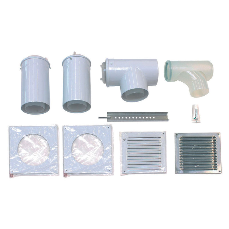 Vaillant - Konzentrische Abgas/Zuluft- Anschluss-Set Basis-Anschluss-Set 0020145578 110/160mm PP