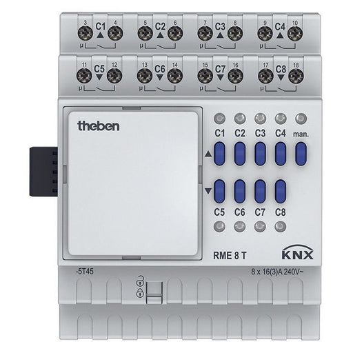 Theben - Bussystem-Schaltaktor Schaltaktor/Jalousieaktor RME 8 T KNX MIX2,Erweiter.Modul − 1 Stück