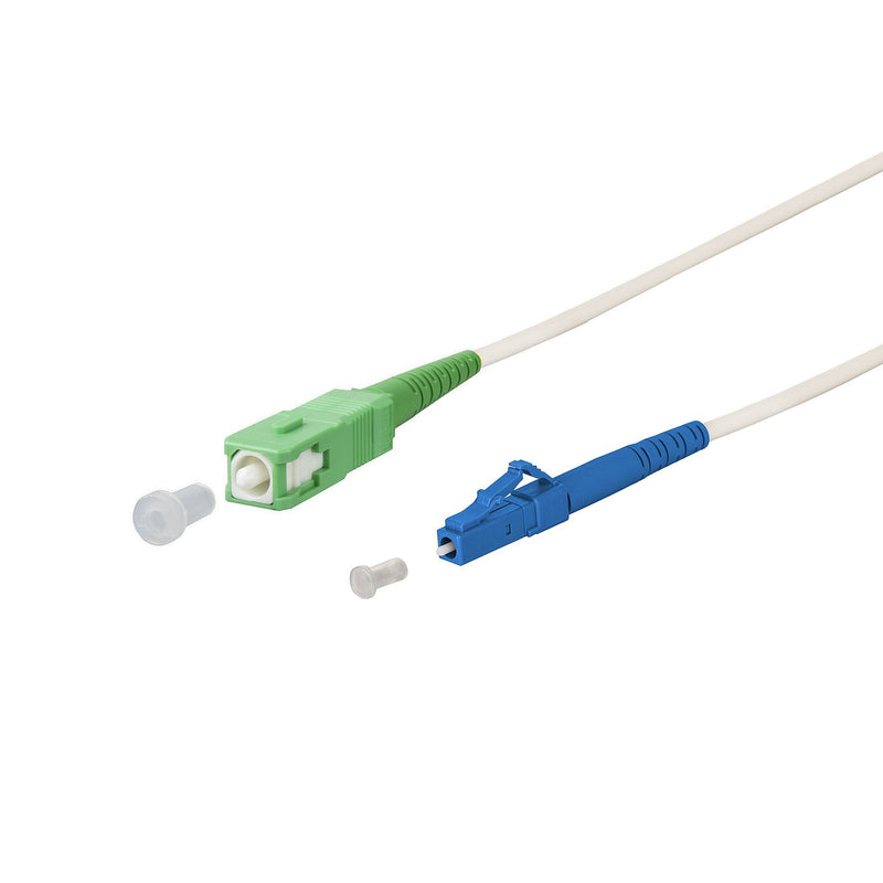 Metz Connect - Patchkabel LWL OpDAT Patchkabel SC-S 151P7EAJO10E APC/LC-S OS2, weiß