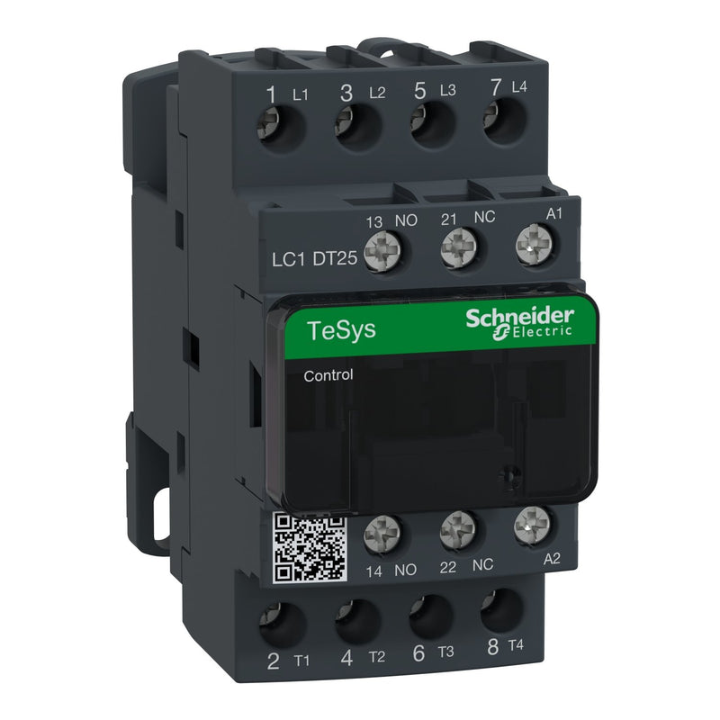 Schneider Electric - Leistungsschütz zum Schalten von Wechselstrom Leistungsschütz LC1DT25B7 4-polig, 1S, 1Ö