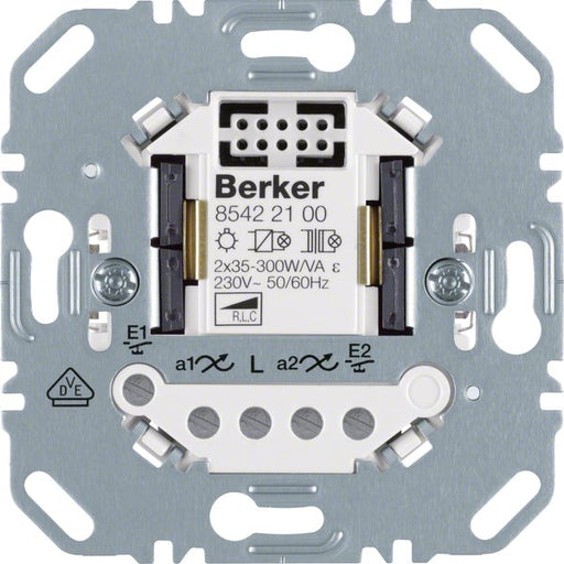 Berker - Dimmer Universal Tastdimmer 85422100 2fach Hauselektronik