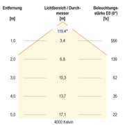 EVN Lichttechnik - Decken-/Wandleuchte LED-Anbauleuchte R30181425
