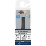 Bosch - Fräser PRO Nutfräser, 2608628373 zweischneidig 10 x L