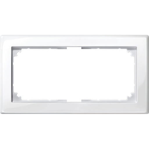 Merten - Abdeckrahmen Rahmen 2f.pws/gl 478819 ohne Mittelsteg