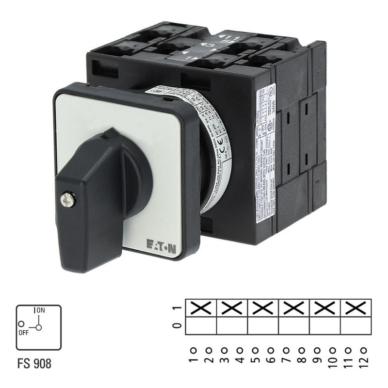 Eaton - Lasttrennschalter Ein-Aus-Schalter T3-3-8342/E 6pol