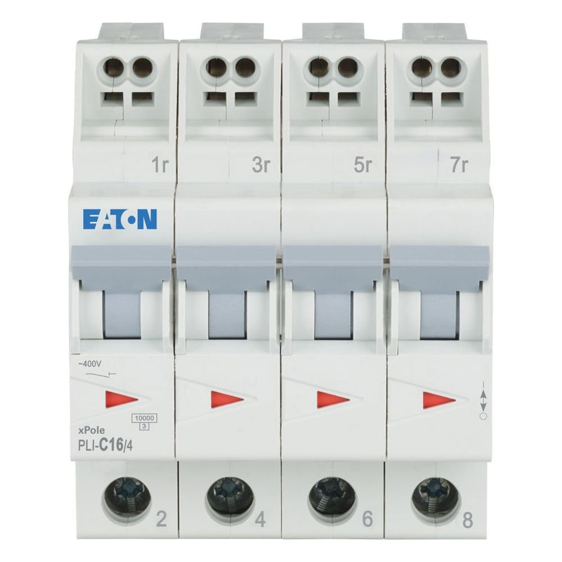 Eaton - Leitungsschutzschalter PLI-C16/4 C 16A, 4p Steckkl
