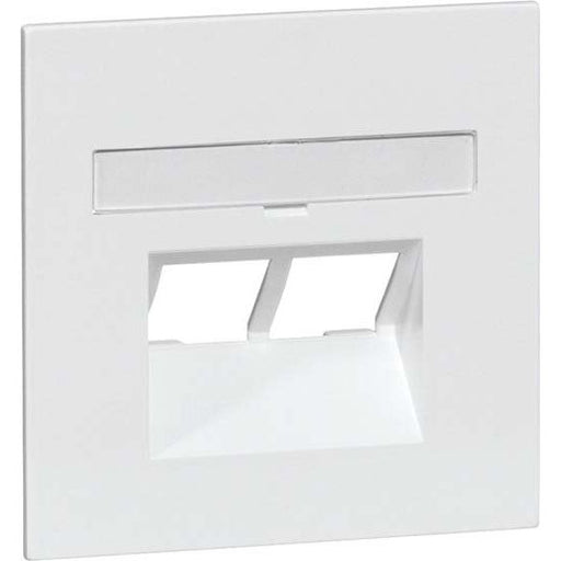Peha - Einsatz/Abdeckung für Kommunikationstechnik Abdeckung sw D 20.610.192 UAE/2NA für UAE-Dose 2Term