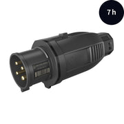 Walther Werke - CEE-Stecker (IEC 60309) CEE NEO Stecker One-Touch FW230407CC 32A 4P 7h IP54