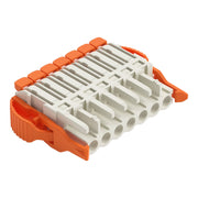 WAGO - Kabelsteckverbinder für Leiterplattensteckverbinder Federleiste 1-Leiter Hebel 2721-1107/037-000 Push-in Cage Clamp − 50 Stück