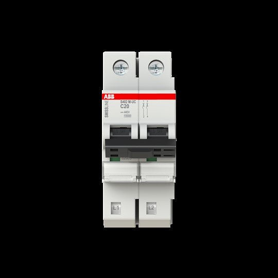 ABB Stotz S&J - Leitungsschutzschalter S402M-UCC20 20A C 2p UC