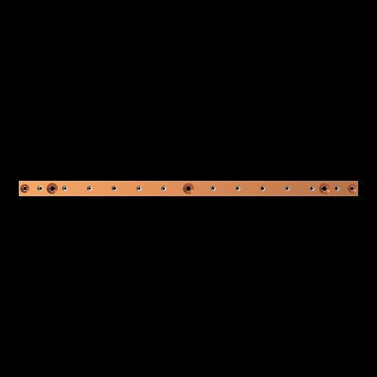 Striebel&John - Sammelschiene Innenausbau Modul ZX1212 3FB 30x10