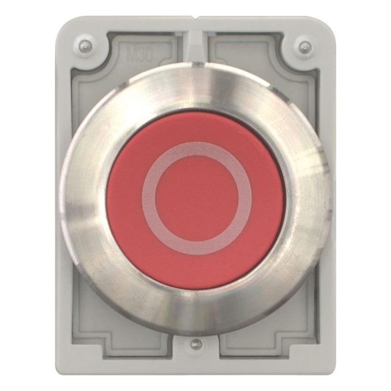 Eaton - Frontelement für Drucktaster Drucktaste RMQ-Titan M30I-FDR-R-X0 flach rastend rot