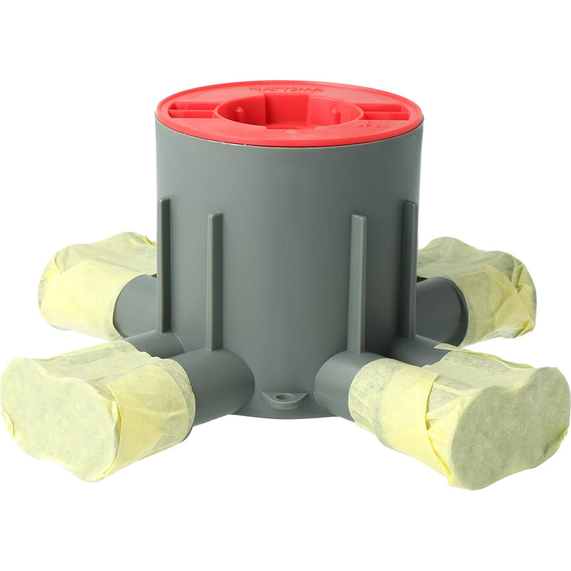 Kaiser - Dose, Gehäuse für Montage in der Wand/Decke Zentral-Deckendose,Betonau AT1032 f. System-Haftmagnet