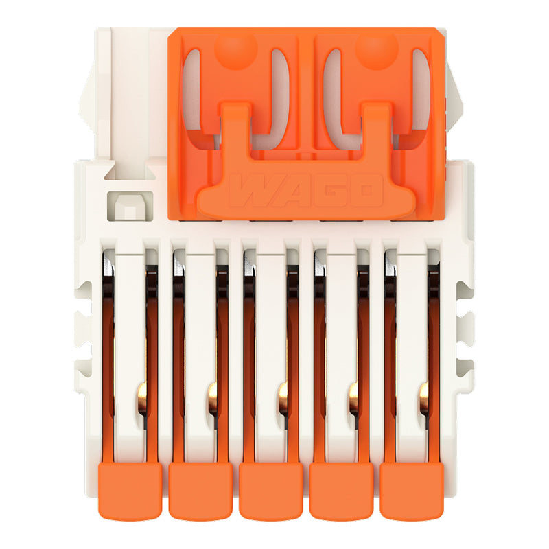 WAGO - Kabelsteckverbinder für Leiterplattensteckverbinder 1-Leiter-Federleiste,Hebel 2734-1105/328-000 PushinCAGECLAMP,lgr − 50 Stück