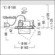 Zumtobel Group - Downlight/Strahler/Flutlicht LED-Einbaustrahler VIV2-R M #60715765 940