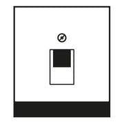 Jung - Einsatz/Abdeckung für Kommunikationstechnik Abdeckung für IAE/UAE LC 969-1 UA 252