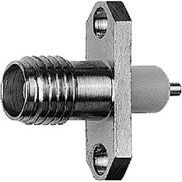 Telegärtner - Koax-Steckverbinder SMA-Einbaubuchse 100024703 mit Flansch − 5 Stück