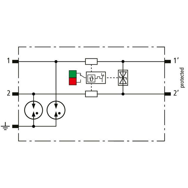 DEHN - Kombi-Ableiter für Informations-/MSR-Technik Kombi-Ableiter Schutzmodul BCO MOD ML2 BD HF 5 für 1 Doppelader