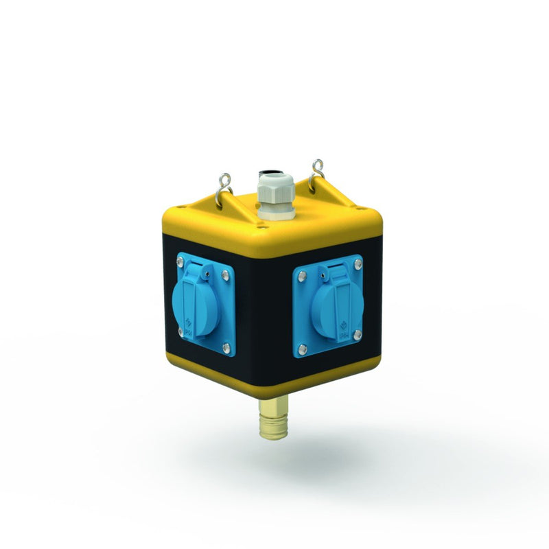 Bals Elektrotech - CEE-Steckdosen-Kombination (IEC 60309) Uni-Block-Vollgummi 57119