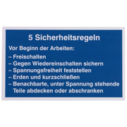 DEHN - Warn-/Hinweisschild Warn-/Hinweisschild WHS 5 SR#700057 Kunststoff