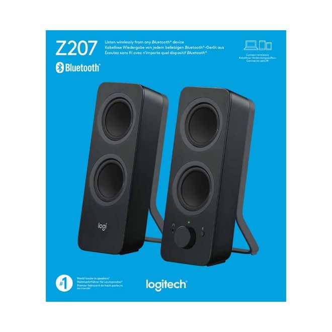 Logitech - Lautsprecher Lautsprecher Stereo Z207 BT sw, Retail