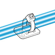HellermannTyton - Befestigungssockel und -element für Kabelbinder Befestigungssockel TY3G1S-W-C1 − 100 Stück