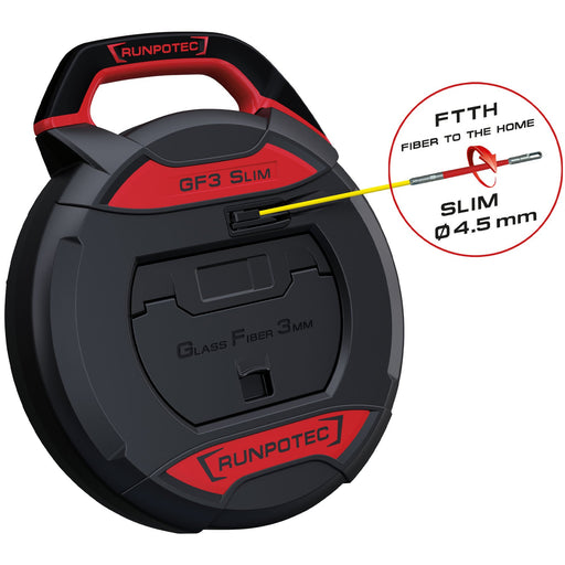 Runpotec - Kabeleinziehsystem GF3SLIM Kabeleinziehsystem 10211 3 mm o. Meterz. 30m − 1 Stück by Runpotec
