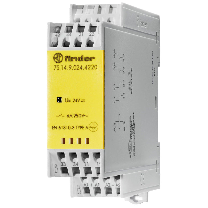 Finder - Schaltrelais Relaismodul 7S.14.9.024.4220 2S, 2Ö, 6A