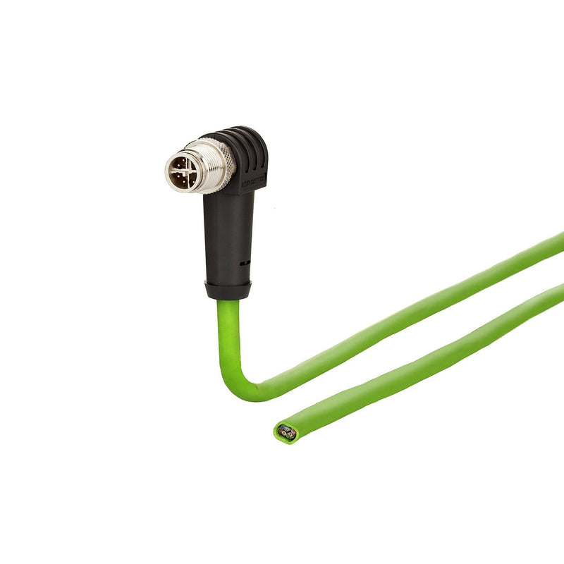Metz Connect - Patchkabel Kupfer Industrie Anschlussleitung M12 142M2XC0050 5m 8pol. X-kodiert