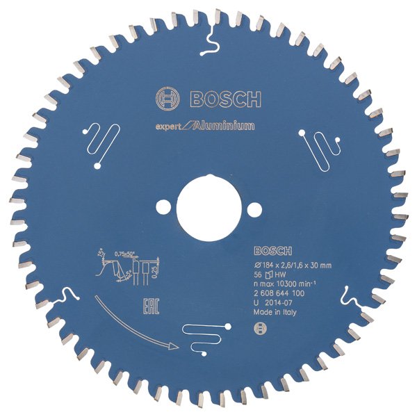Bosch - Kreissägeblatt Expert for 2608644100 Aluminium H 184 x 30