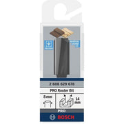 Bosch - Fräser PRO Nutfräser, 2608629678 zweischneidig 14 x L