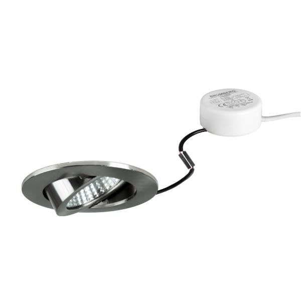 Brumberg Leuchten - Downlight/Strahler/Flutlicht LED-Einbaustrahler 40363153 3000K ni./matt dimm