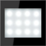Jung - Beleuchtungseinsatz für Installationsschalterprogramme LED-Leselicht sw LS 539 SW LED LW-12 weiße LEDs