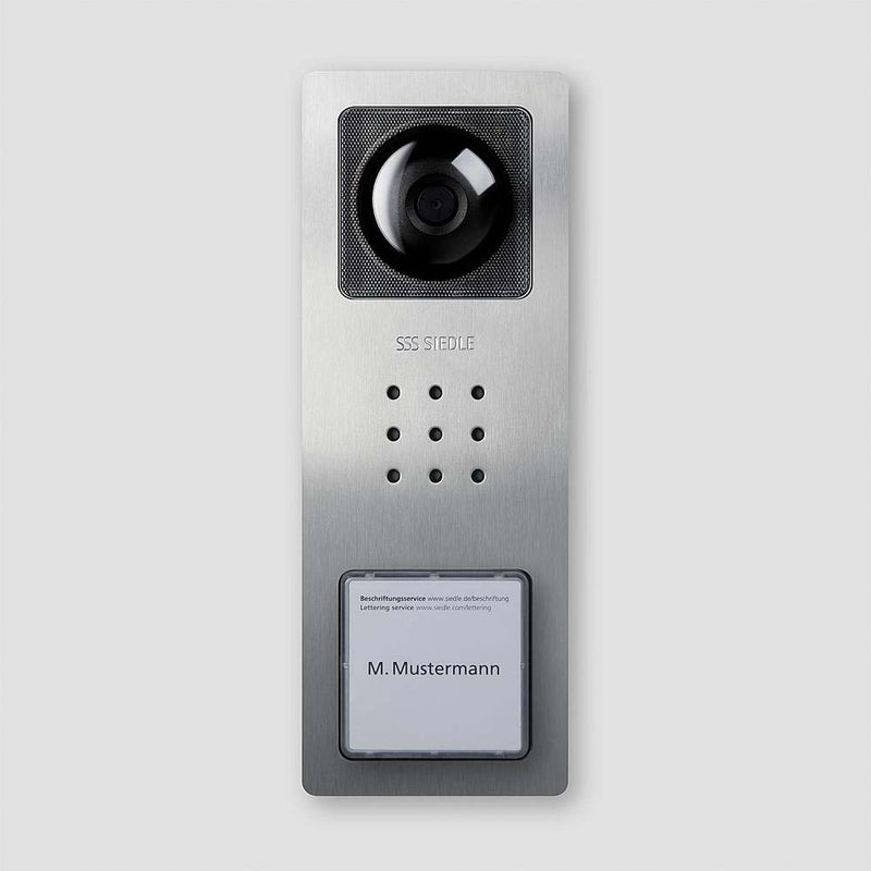 Siedle&Söhne - Zubehör/Ersatzteile für Türkommunikation Gehäuse-Oberteil CV850102/BCV850101E Edelstahl gebürstet
