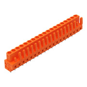 WAGO - Leiterplattensteckverbinder THT-Federleiste gerade 232-179 Maß 5,08mm,orange − 10 Stück