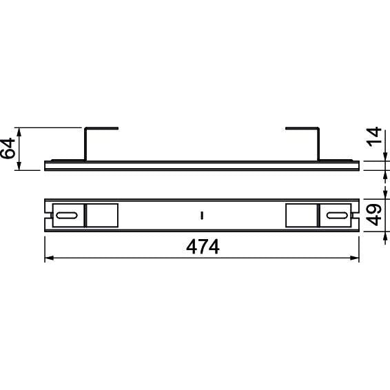OBO Bettermann - Zubehör/Ersatzteile für Unterflurkanalsysteme Stützelement IBST 35048 f. Kanal 350