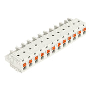 WAGO - Kabelsteckverbinder für Leiterplattensteckverbinder 1-Leiter-Federleiste 2721-212/008-000 Push-inCAGECLAMP,lgr − 25 Stück