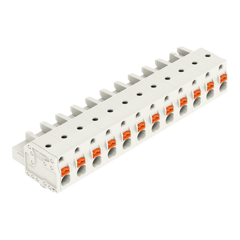 WAGO - Kabelsteckverbinder für Leiterplattensteckverbinder 1-Leiter-Federleiste 2721-212/008-000 Push-inCAGECLAMP,lgr − 25 Stück