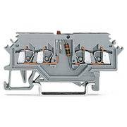 WAGO - Bauelement-Reihenklemme Bauelementklemme 279-624/281-413 Leiter,LEDrot,grau − 100 Stück