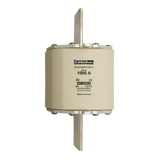 Mersen - Messersicherung Sicherungseinsatz NH gG NH4GG69V630-8 Gr.4a 630A sfü KM