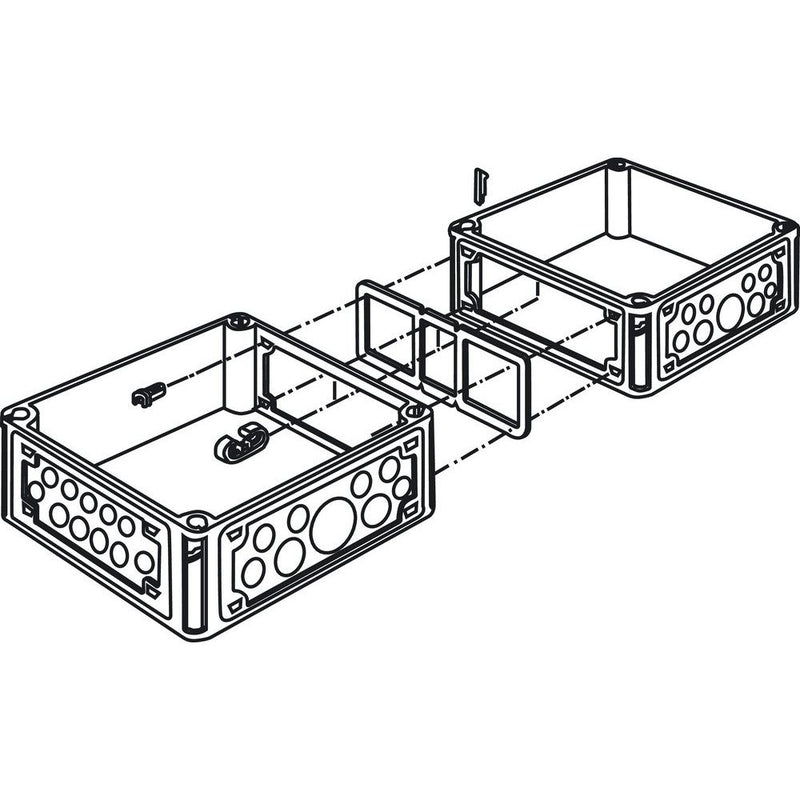 Hensel - Komponente für den Ausbau (Schaltschrank) Wanddichtung Mi WD 2